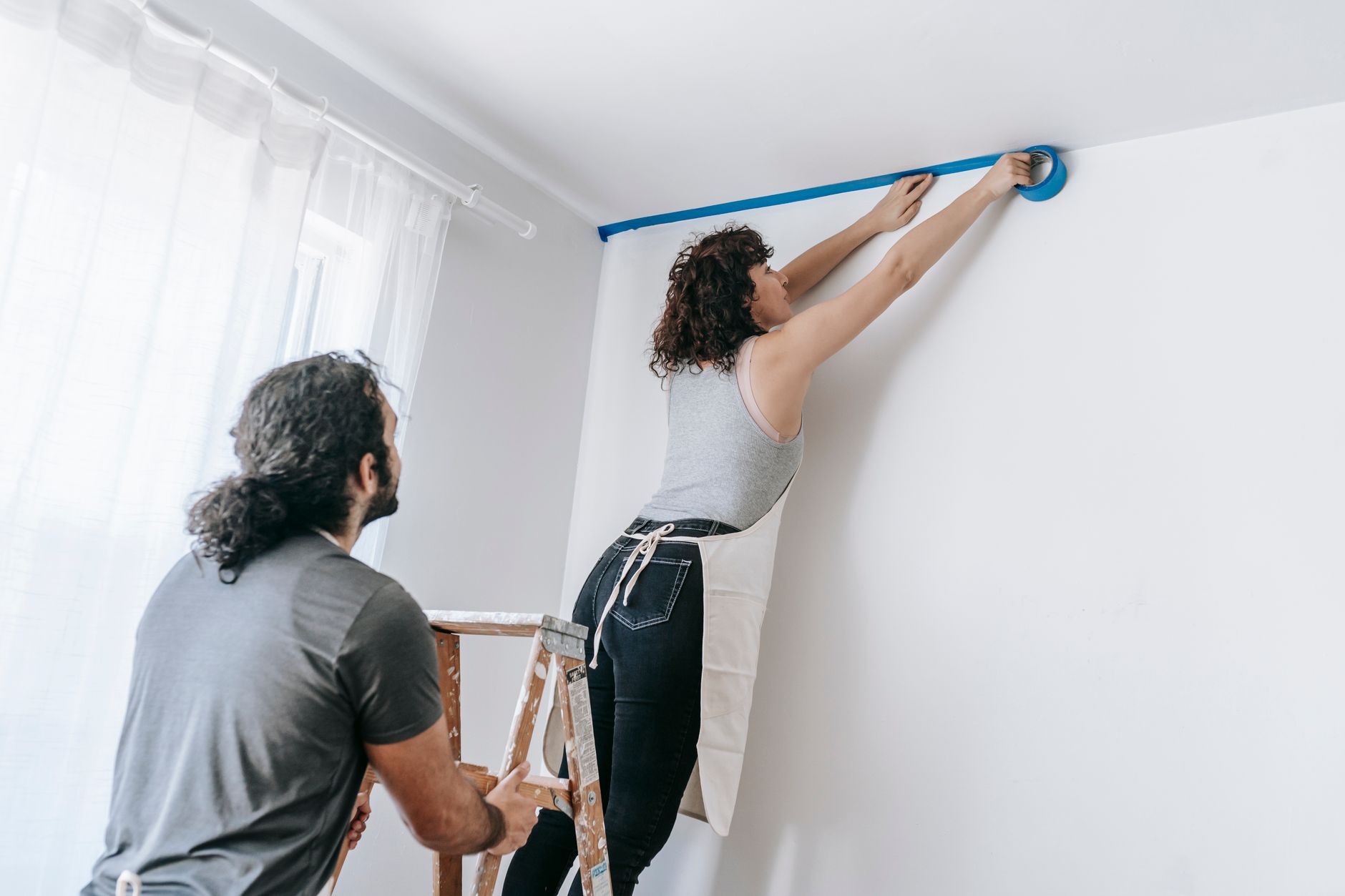Drywall Repair Mesh and paper tape photo